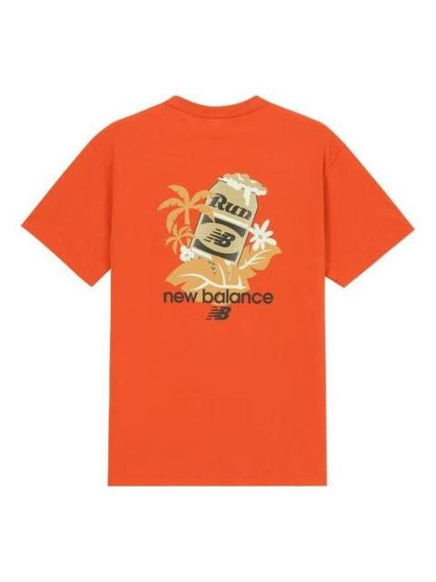 New Balance New Balance Running Graphic Logo Tee 'Orange Yellow' AMT32365-SPO