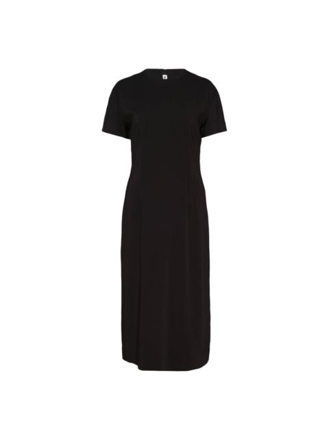Jil Sander Stretch Viscose Cady Midi Dress