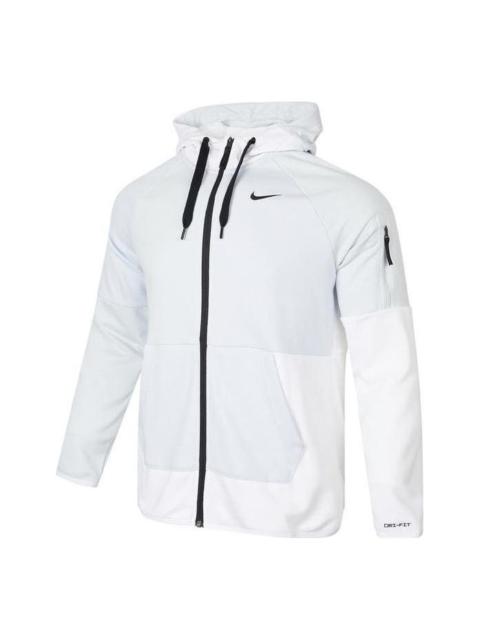 Nike long sleeves hooded zipped jacket 'White' DQ4788-085