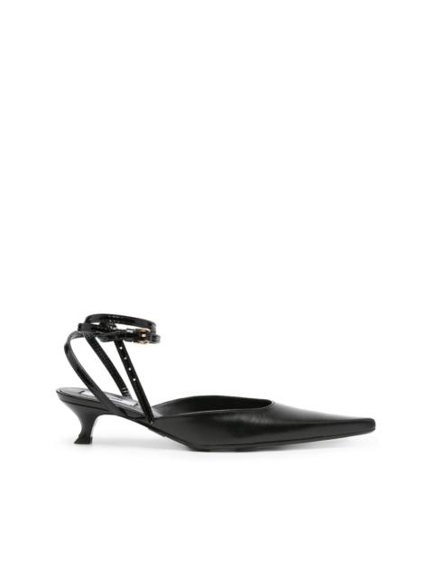 Moschino 40mm pointed-toe pumps