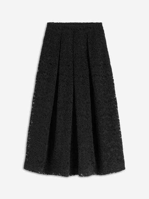 BODEN Verity Lace Midi Skirt-Black Lace