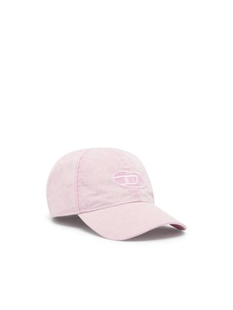 Diesel baseball cap with embroidered Oval D