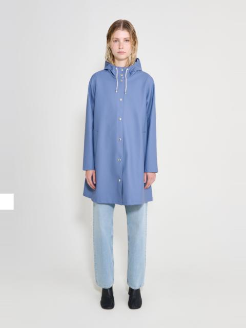 Stutterheim Mosebacke Lightweight Raincoat Ash Blue