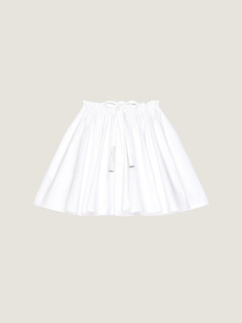 Givenchy MINI PLEATED SKIRT IN POPLIN