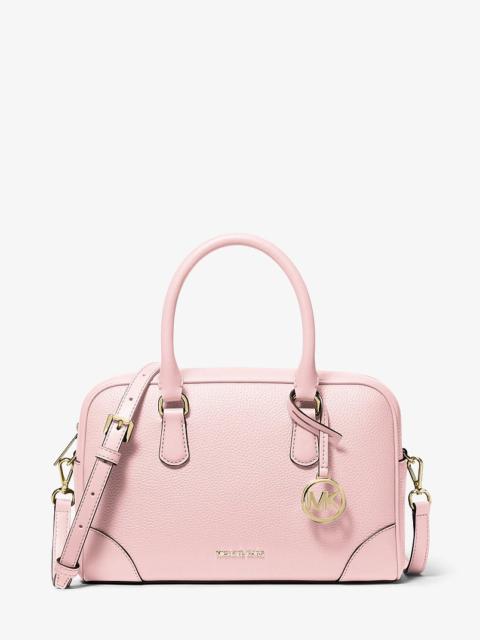 MICHAEL KORS Thompson Pebbled Leather Satchel