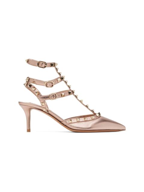 Valentino Pink Rockstud Caged Heels