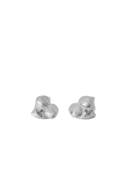 Vivienne Westwood Mimosa logo-engraved earrings