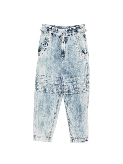 Isabel Marant Étoile elasticated-waistband tapered jeans