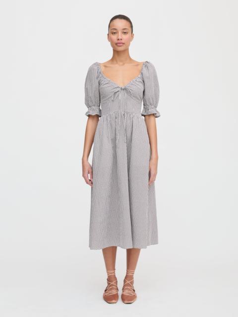 Hill House Home The Ophelia Dress - Chocolate Gingham