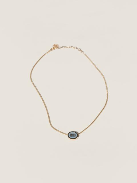 Miu Miu Metal necklace