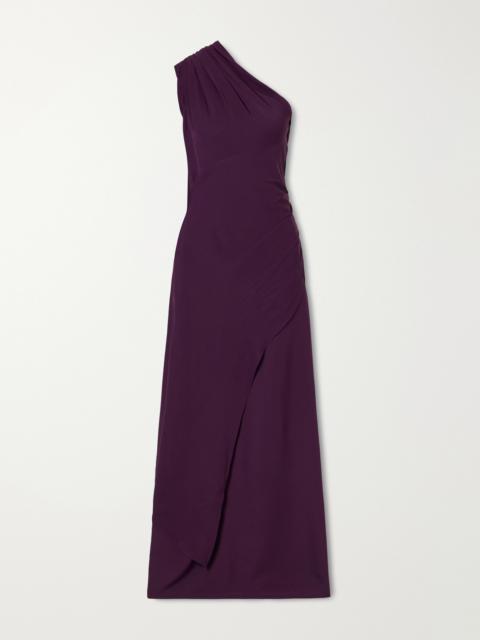MARMAR HALIM One-shoulder Satin Gown