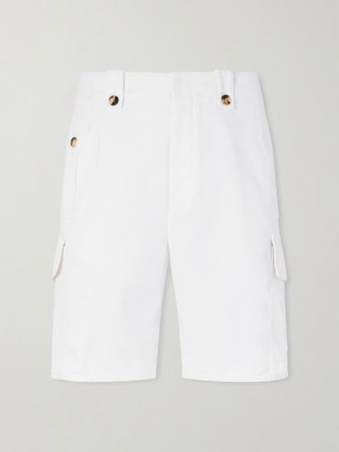 Brunello Cucinelli Straight-Leg Cotton-Twill Cargo Shorts