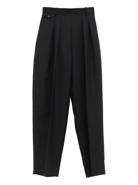 KHAITE Dugan button pleated trousers