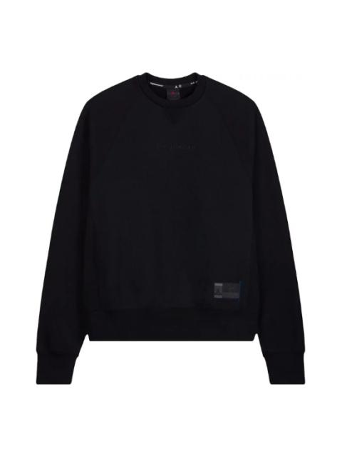 Jordan Air Jordan x Fragment Crewneck Sweatshirt 'Black Reflective Silver' DA2989-010