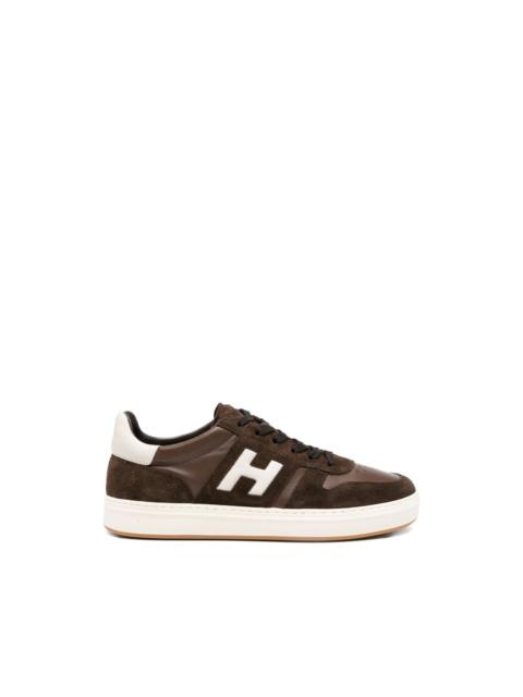 HOGAN suede logo-detail sneakers