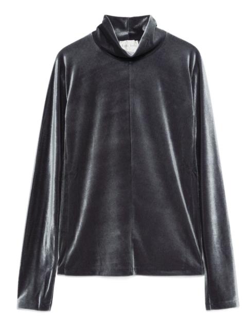 forte_forte roll-neck velvet T-shirt