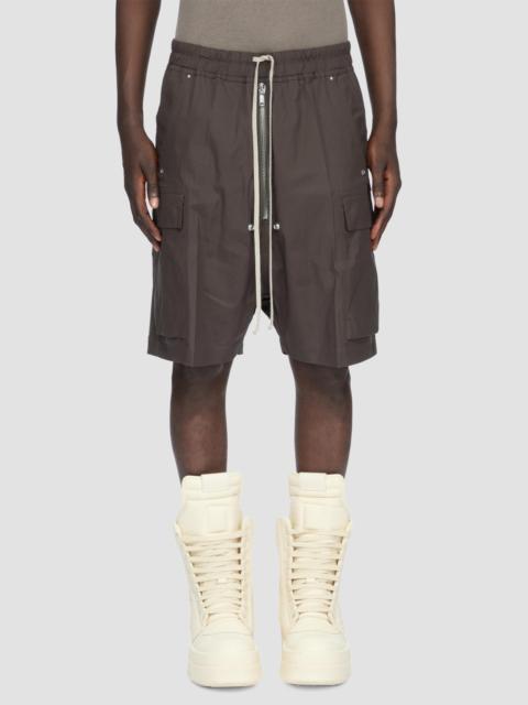 Rick Owens Men's Cargobela Drawstring Shorts - Dark Dust