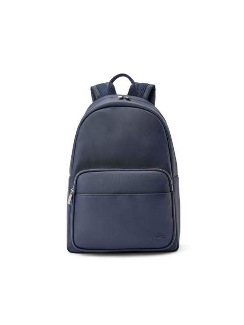 LACOSTE logo-appliquÃ© faux-leather backpack