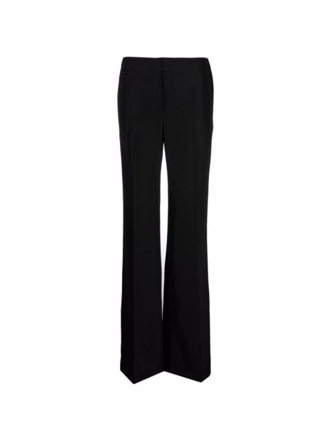 tailored flared trousers