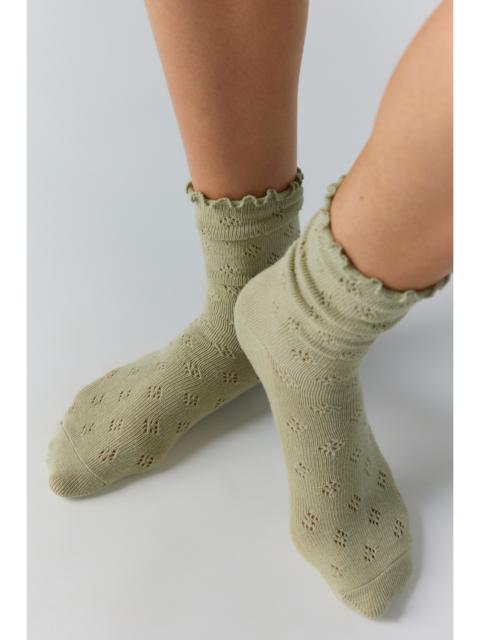 FREE PEOPLE Pointelle Ru Socks