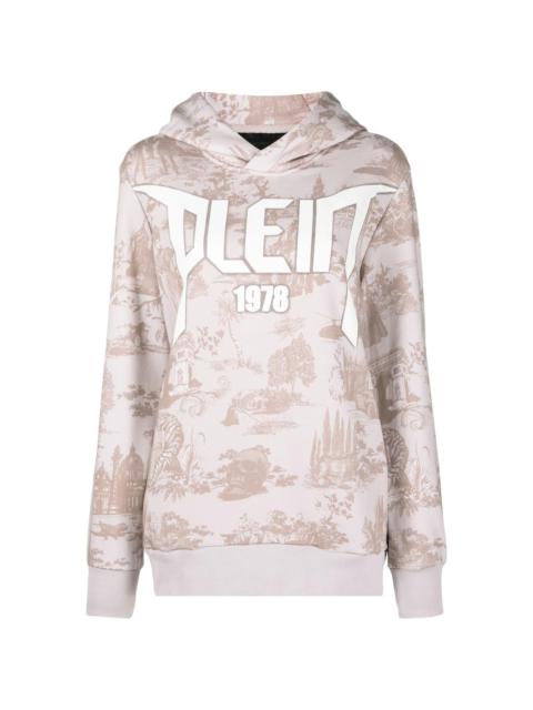 PHILIPP PLEIN logo-print hoodie