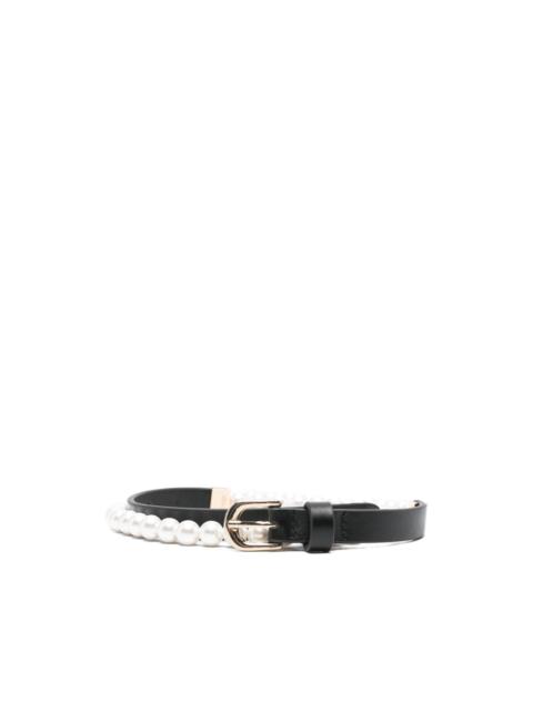 maje pearl buckle belt