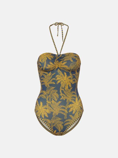ERES Ailleurs printed halterneck swimsuit