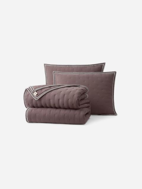 UGG Devon UGG®braid Quilt Set T/TXL Polyester Bedding in Burnt Cedar