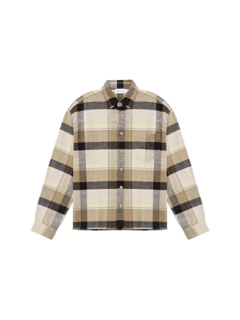 John Elliott check-print button-up shirt
