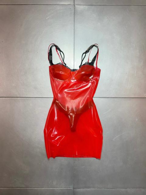 POSTER GIRL THE INVISIBLE DRESS SHEER ROUGE