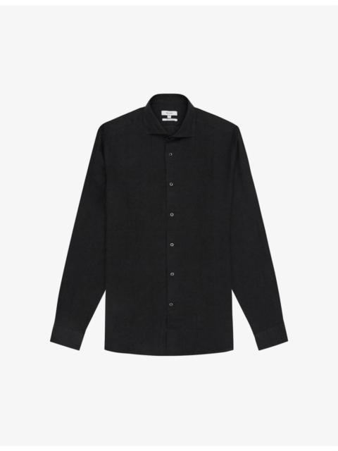REISS Ruban regular-fit linen shirt