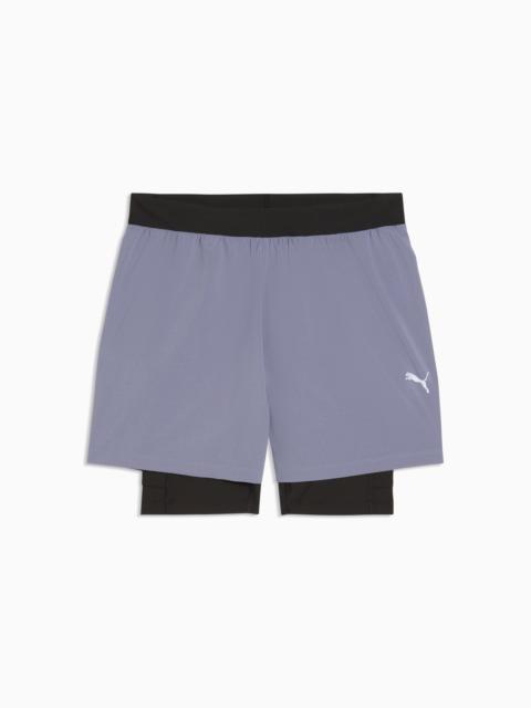 PUMA Dreamrun dryCELL Men's 5" Moisture Wicking 2-in-1 Running Shorts