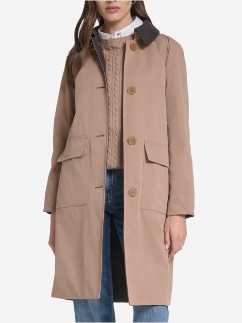 COLE HAAN Women's Reversible Mac Rain Coat