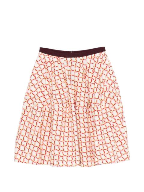 Marni geometric print skirt