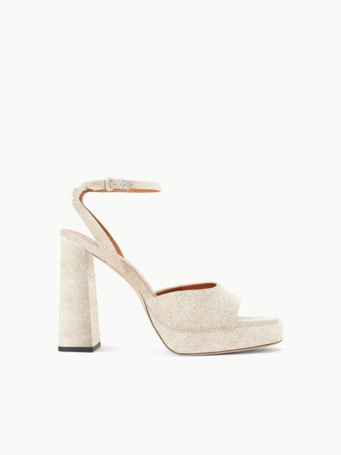 STAUD SOLANGE PLATFORM NATURAL LINEN