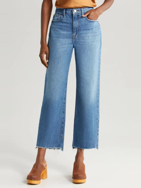 Le Jane High Waist Crop Straight Leg Jeans