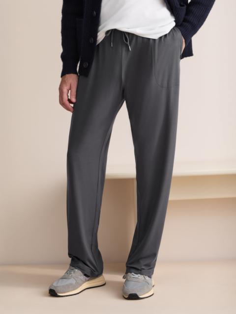 Derek Rose Basel Micro Modal Lounge Pants Elephant Gray