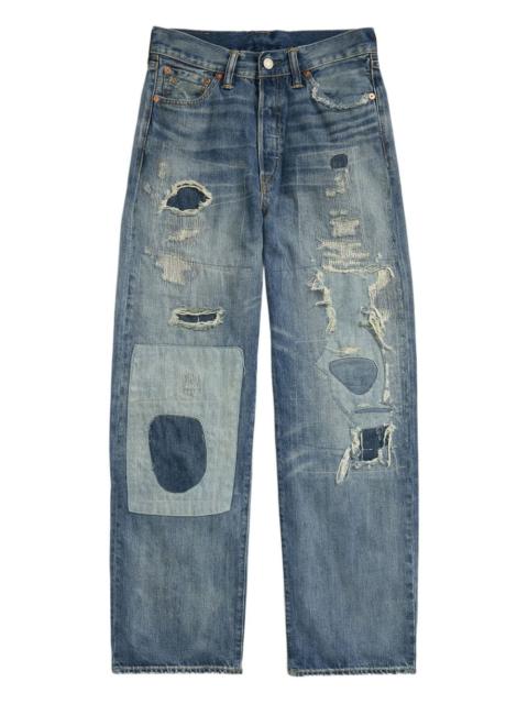 RRL by Ralph Lauren distressed jeans