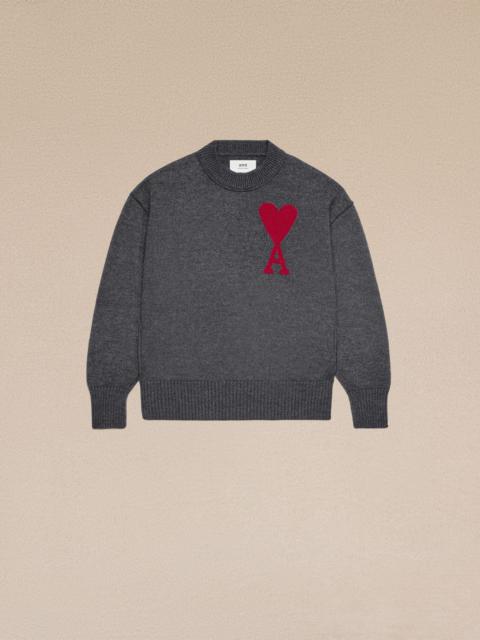 AMI Paris Red Ami de Coeur Sweater
