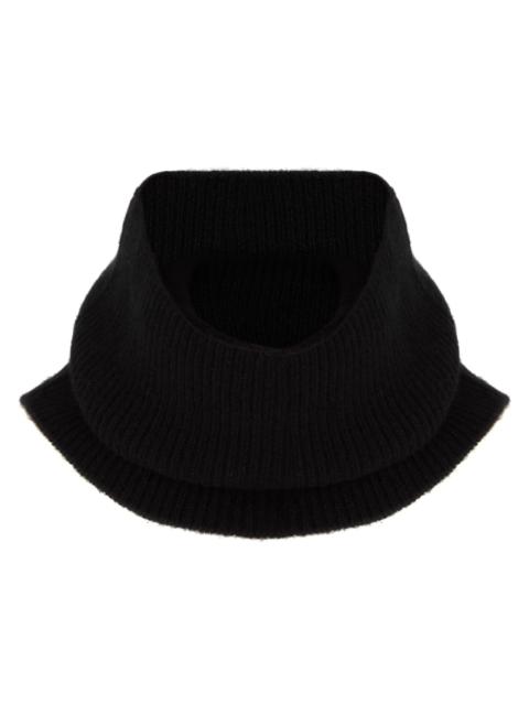 Ribbed cashmere snood