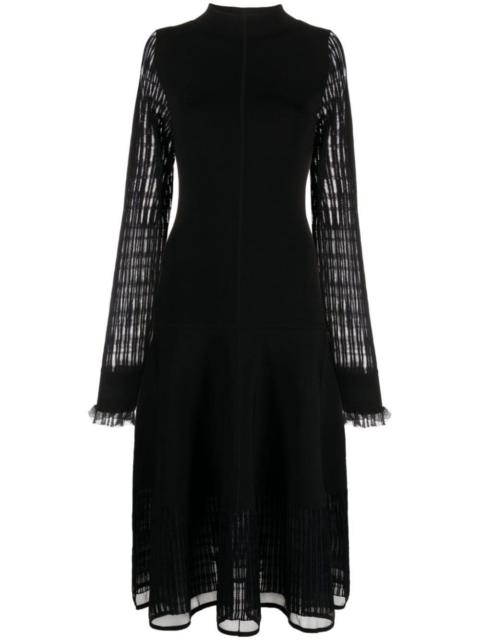 3.1 Phillip Lim high-neck flared midi dress