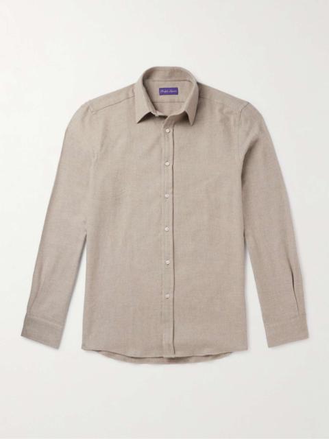 Ralph Lauren Harrison Herringbone Cotton-Flannel Shirt