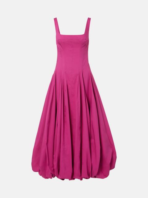 SIMKHAI Cotton-blend midi dress