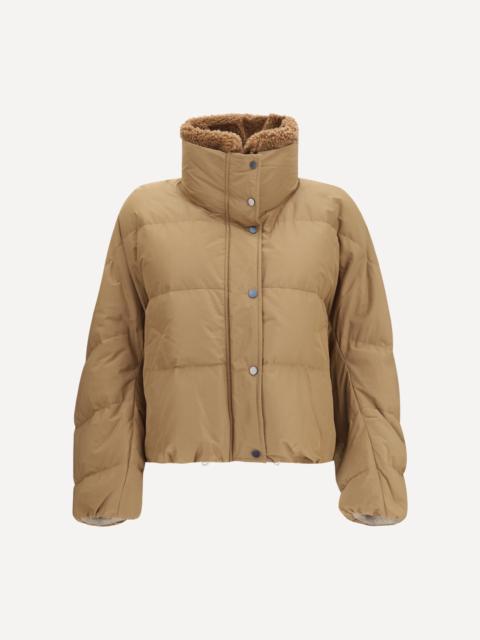 Brunello Cucinelli Padded Jacket with shearling collar