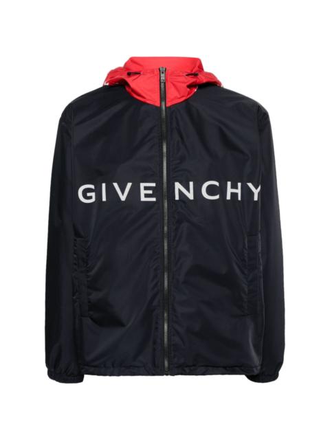 Givenchy logo-print hooded jacket