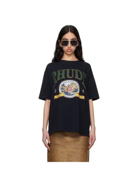 Rhude Black 'Monaco Regatta' T-shirt
