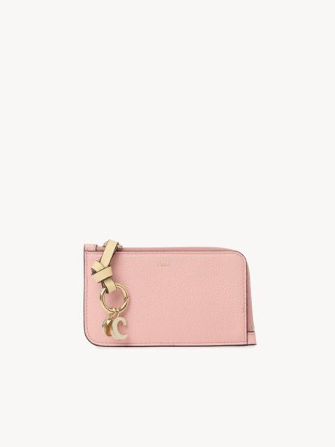Chloé ALPHABET WALLET IN GRAINED LEATHER