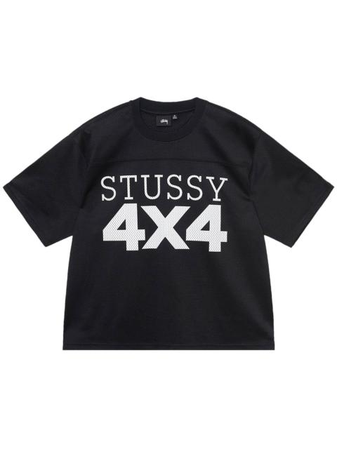 Stussy 4X4 Mesh Football Jersey 'Black'