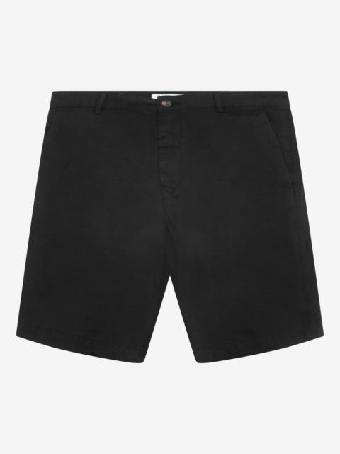 Black Logo Chino Shorts