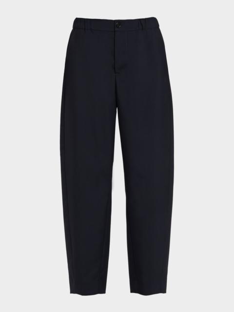 Marni Elastic Waistband Straight-Leg Trousers
